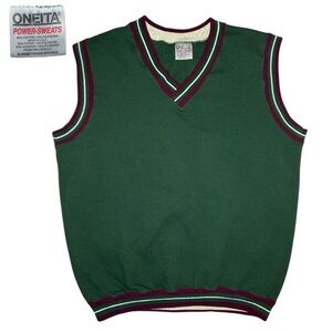 Vtg ONEITA PowerSweats Golf Vest